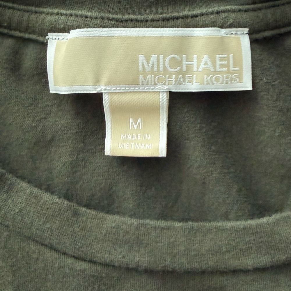 Michael Kors Asymmetrical Olive Dress - Picture 5 of 7